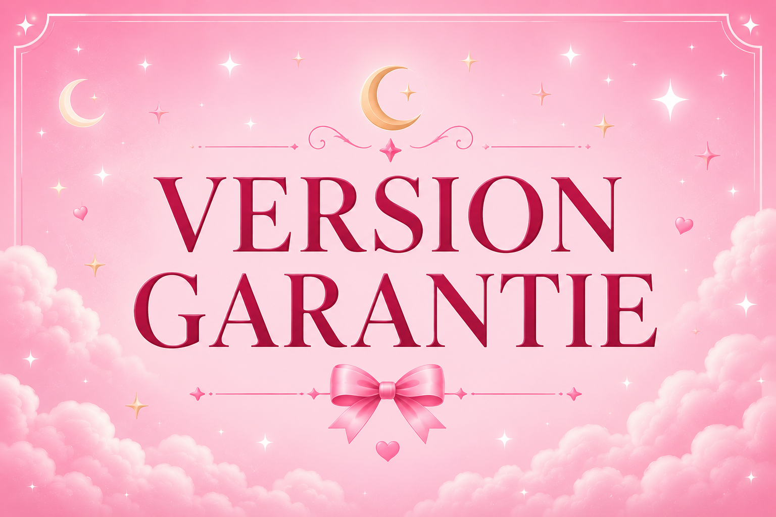 ⭐ Version garantie