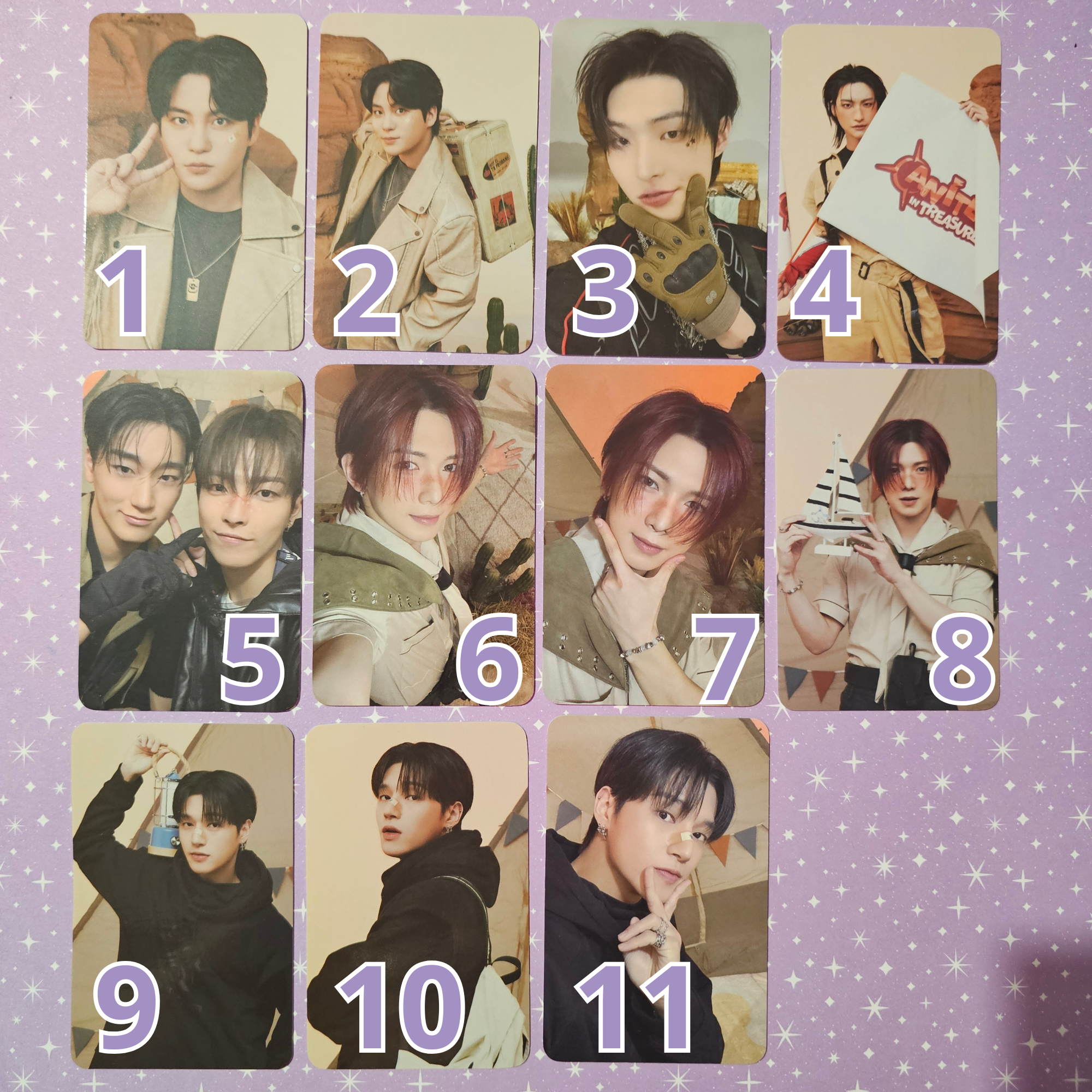 ✨ Photocard ATEEZ – ANITEEZ IN TREASURE (Officielle) ✨