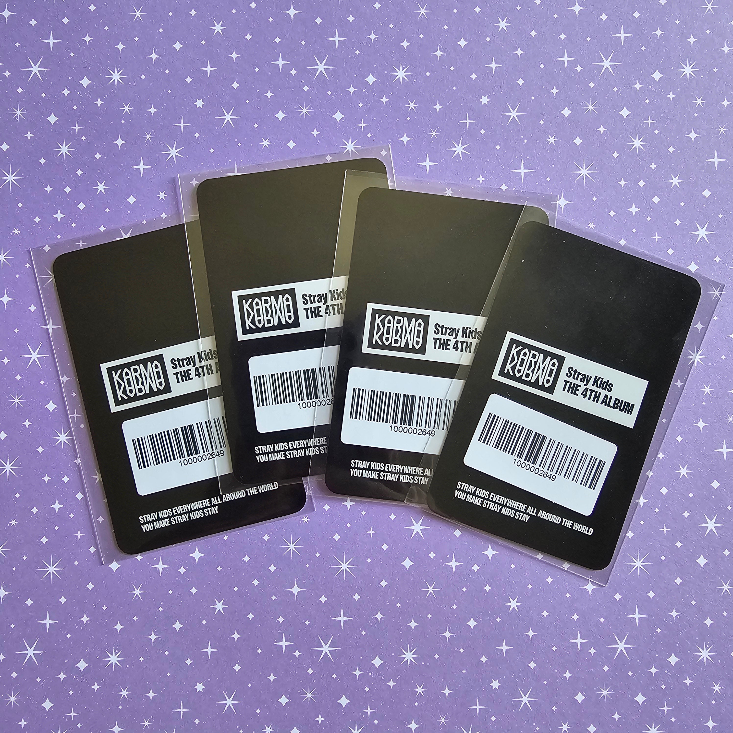 ✨ Photocard Stray Kids – KARMA Album Fanshop POB (Officielle) ✨