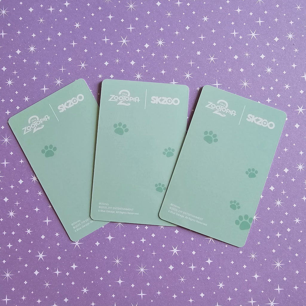 ✨ Photocard Stray Kids – SKZOO x Zootopia 2 Purchase Benefit (Officielle) ✨