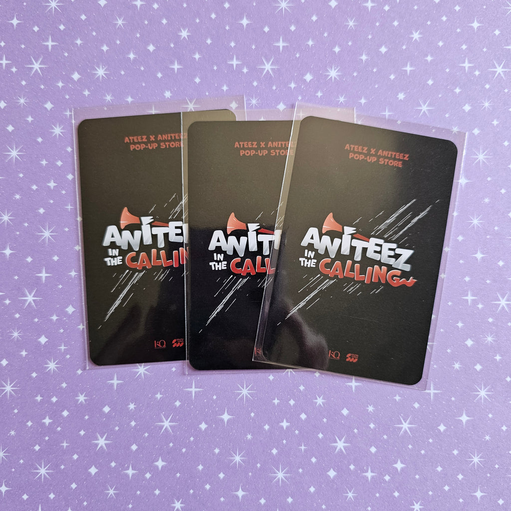 ✨ Photocard ATEEZ – ANITEEZ IN THE CALLING - Purchase Benefit ver 1 (Officielle) ✨