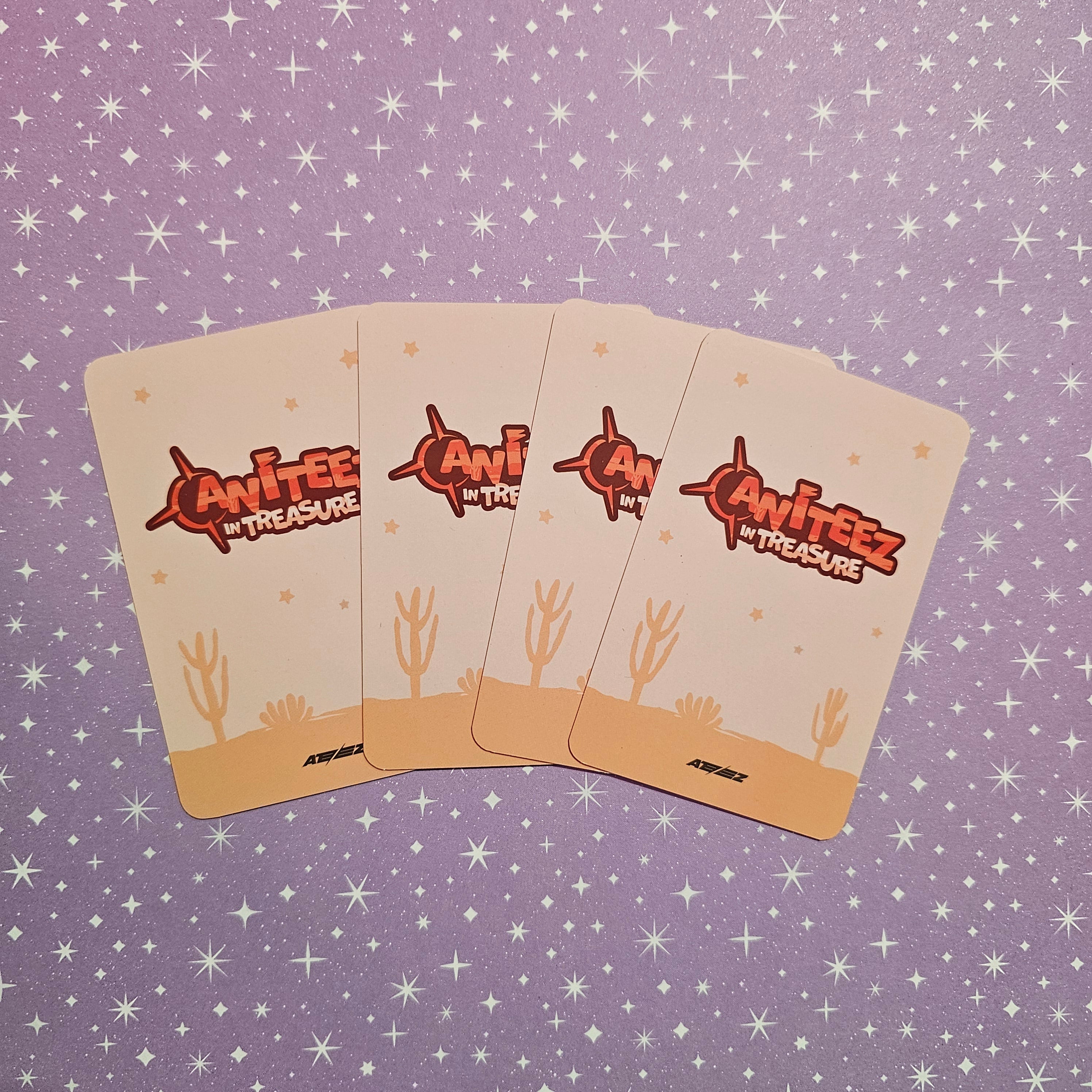 ✨ Photocard ATEEZ – ANITEEZ IN TREASURE (Officielle) ✨