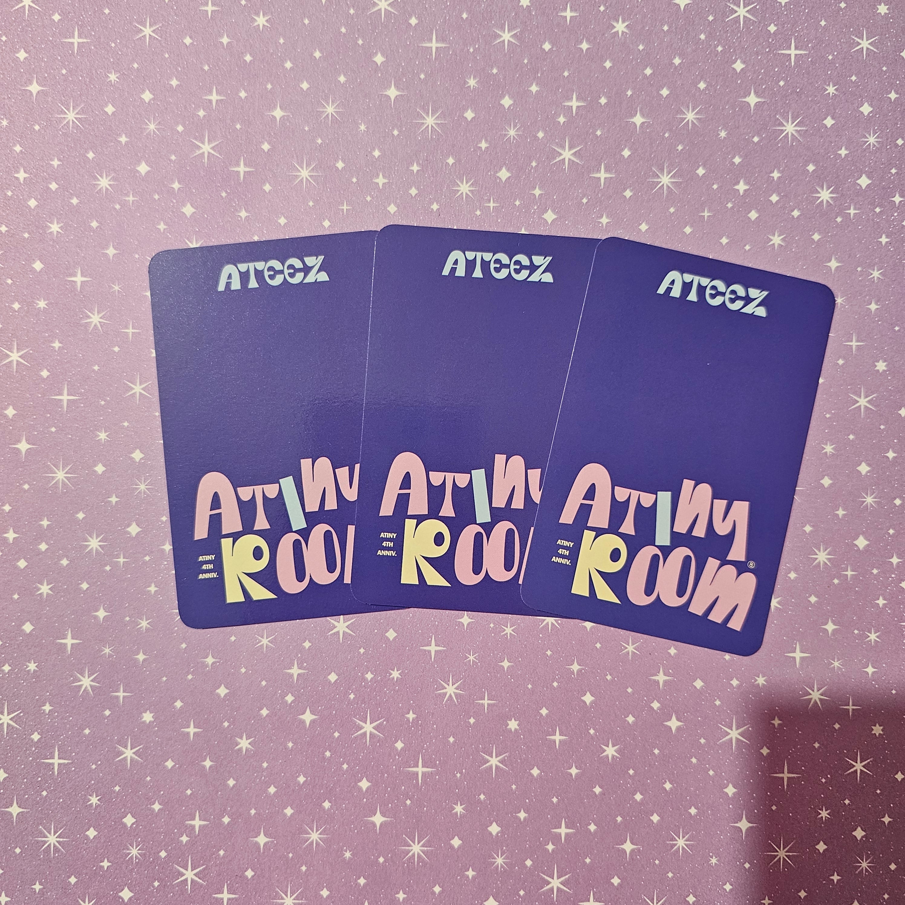 ✨ Photocard ATEEZ – ATINY ROOM MD Jongho (Officielle)