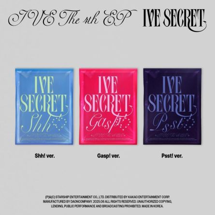 💖 IVE – IVE SECRET | Mini Album Vol.4 officiel - SHH Version 🌸