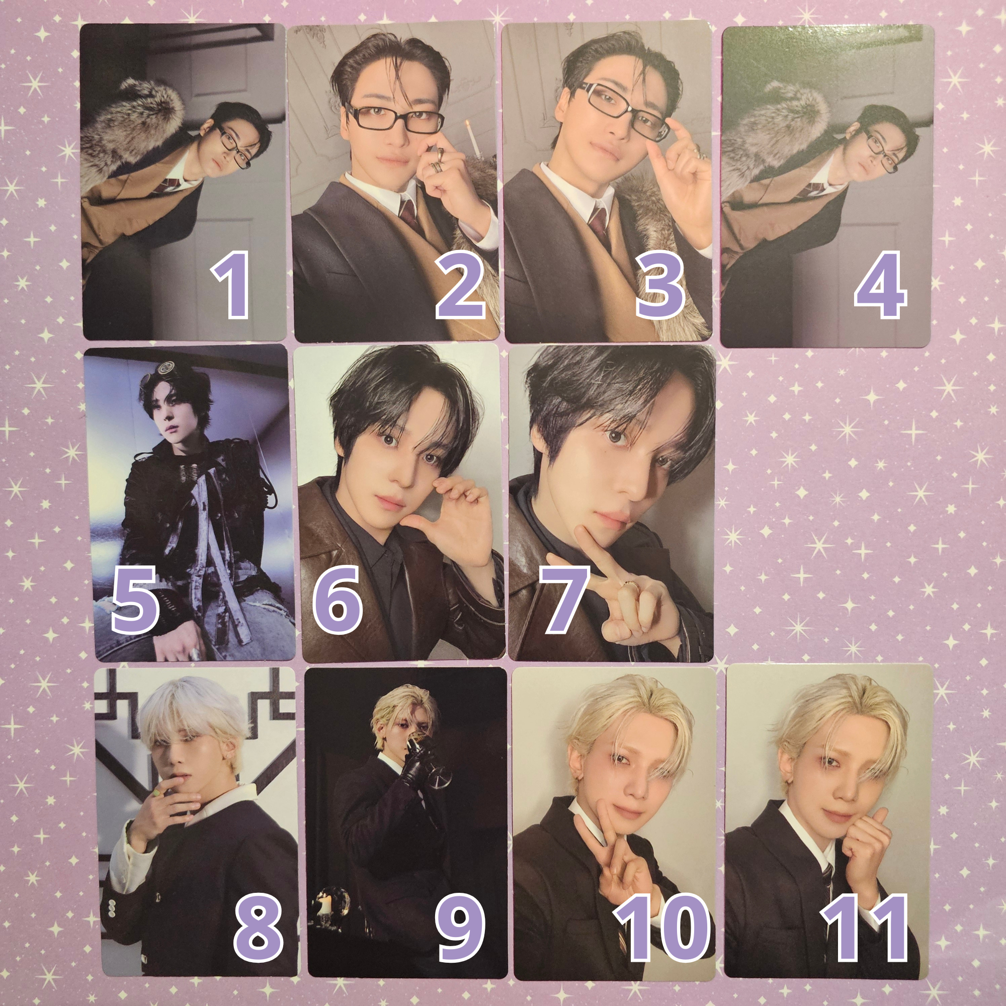 ✨ Photocards ATEEZ – GOLDEN HOUR : Part.4 (Officielles) ✨