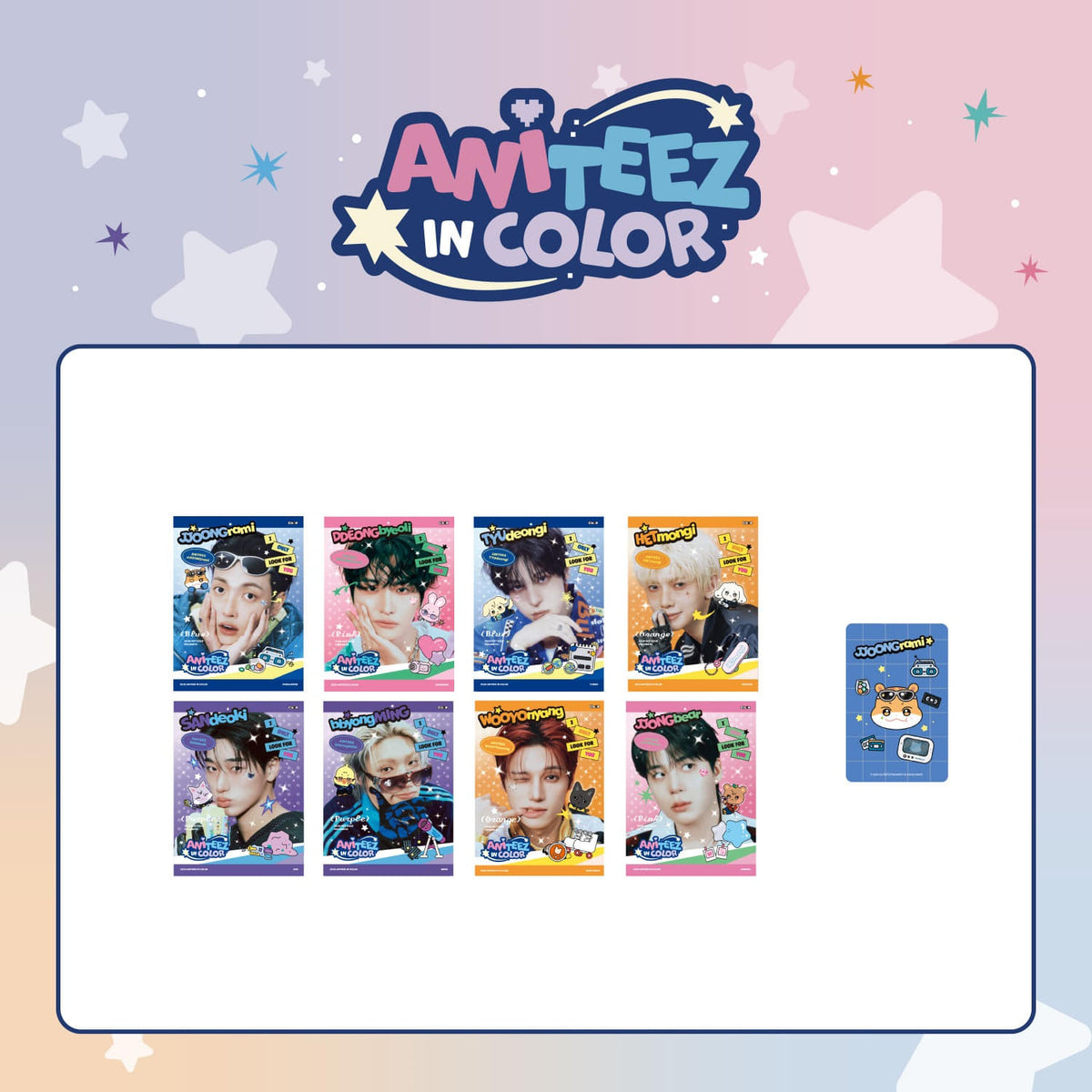 🌈 ANITEEZ IN COLOR – Mini Photobook | ATEEZ 🌈